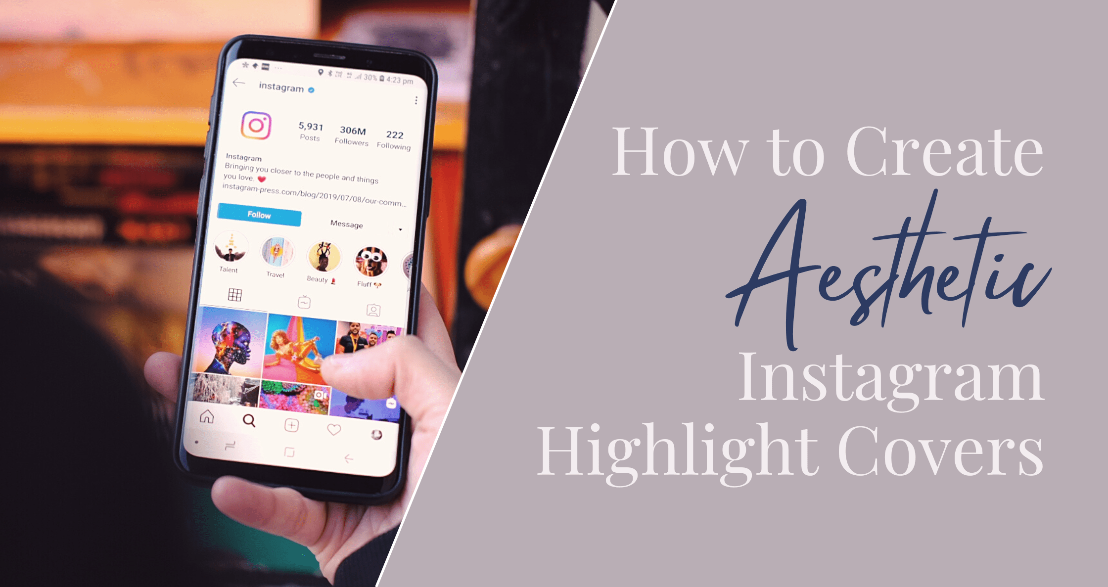 How to Create Aesthetic Instagram Highlight Covers - Sergeant Digital